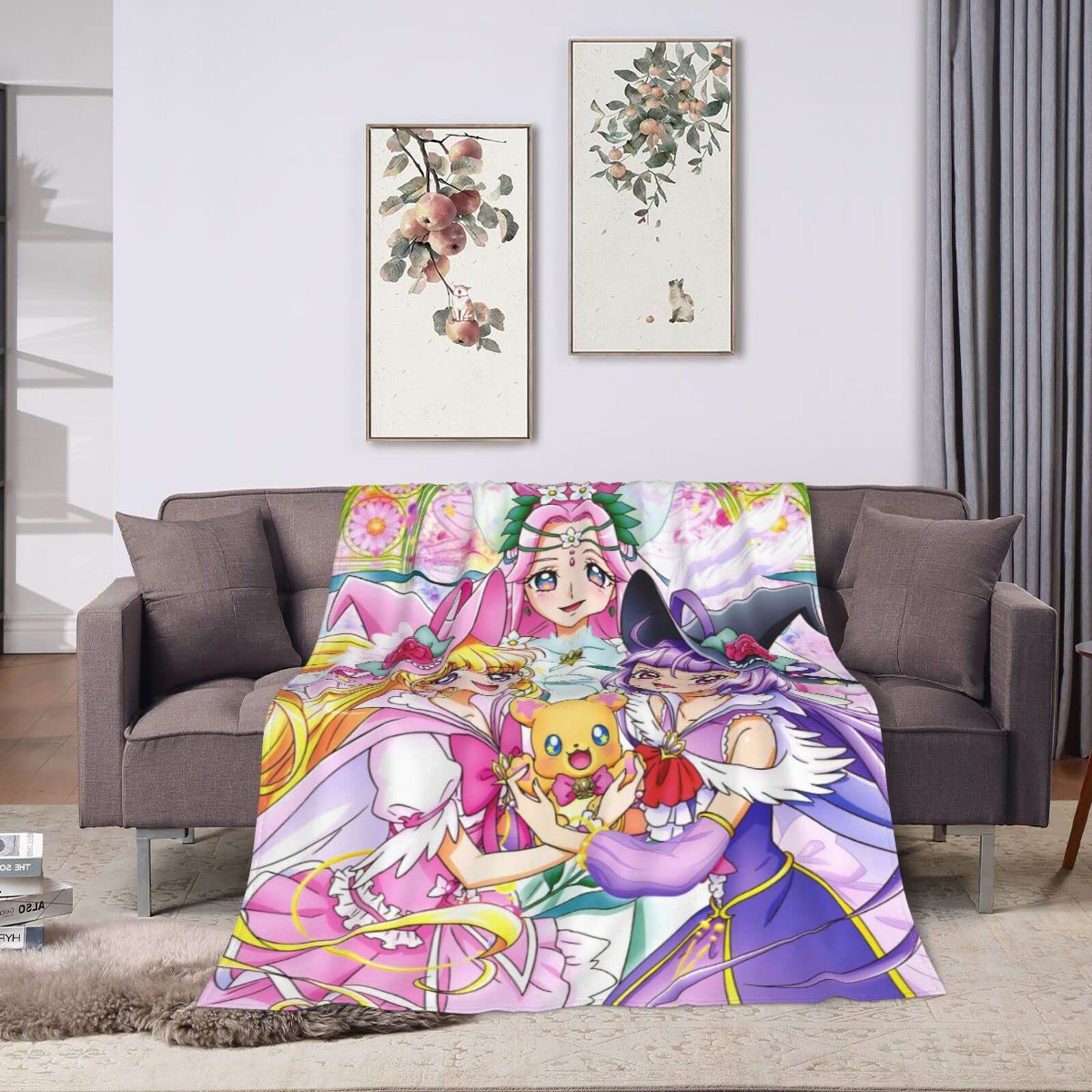Amazon｜魔法つかいプリキュア8 おしゃれ フリース生地 毛布